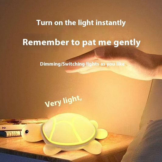 Soft Silicone Turtle Lamp 🤍