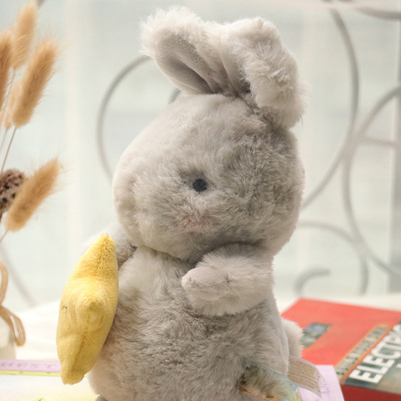 Cute Fluffy Bunny Plush Toy 🐰💕