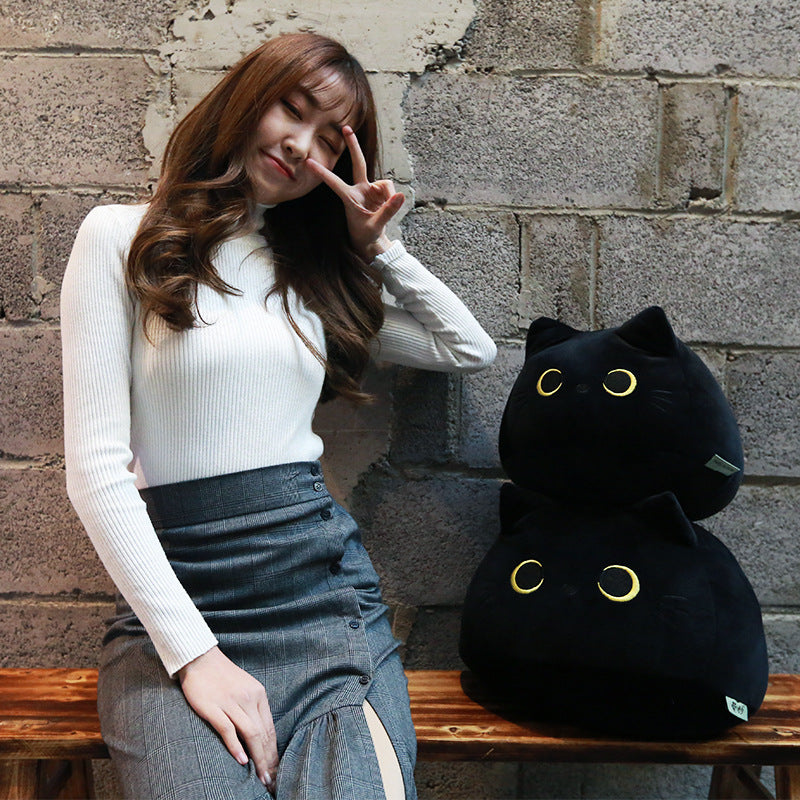 Creative Pillow Black Cat Doll Plush Toy 🐱🖤