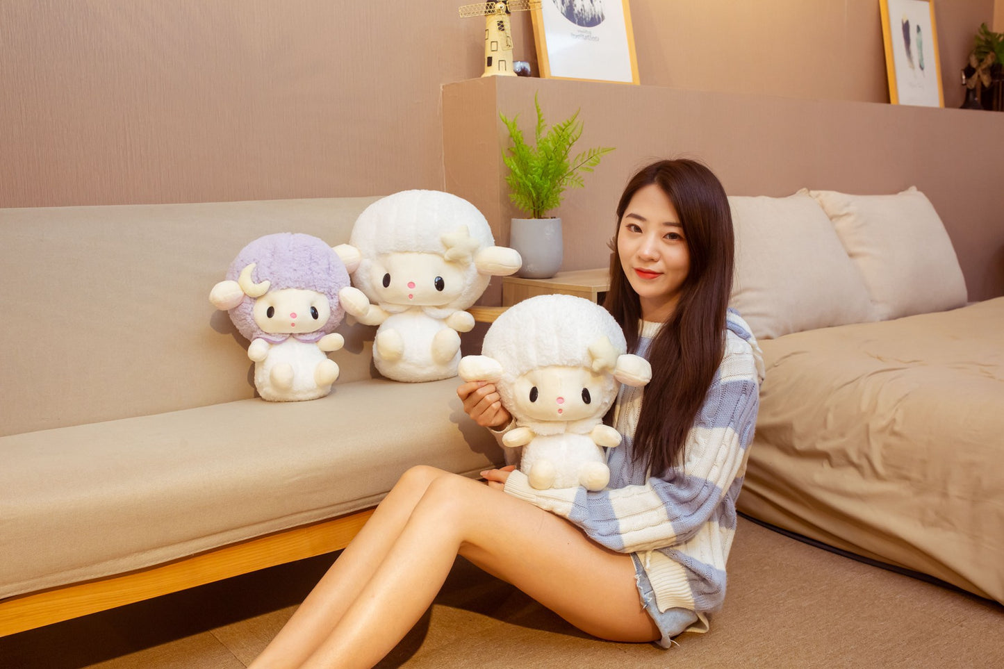 Soft Cute Lamb Doll Toy Sheep Doll 🐑
