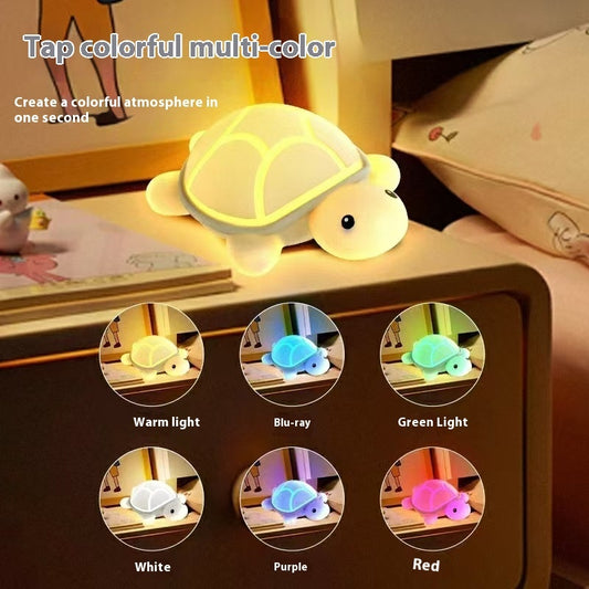 Soft Silicone Turtle Lamp 🤍