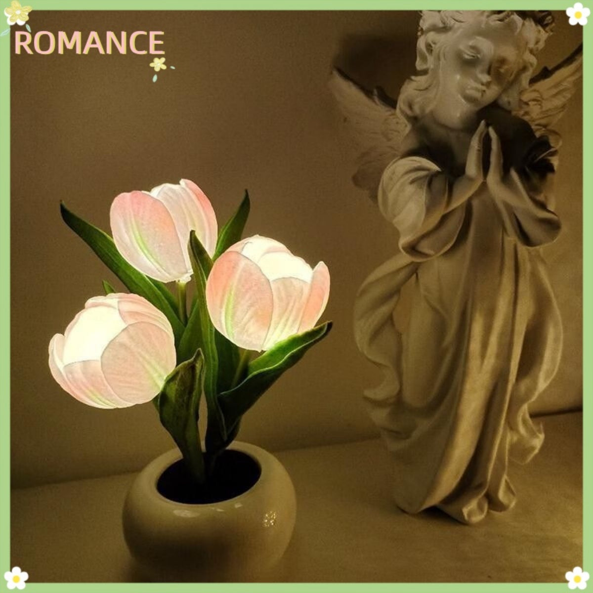 Tulip LED Night Lamp 🌷✨