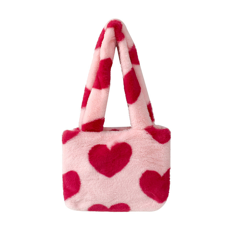 Heart Plush Tote Bag ❤️