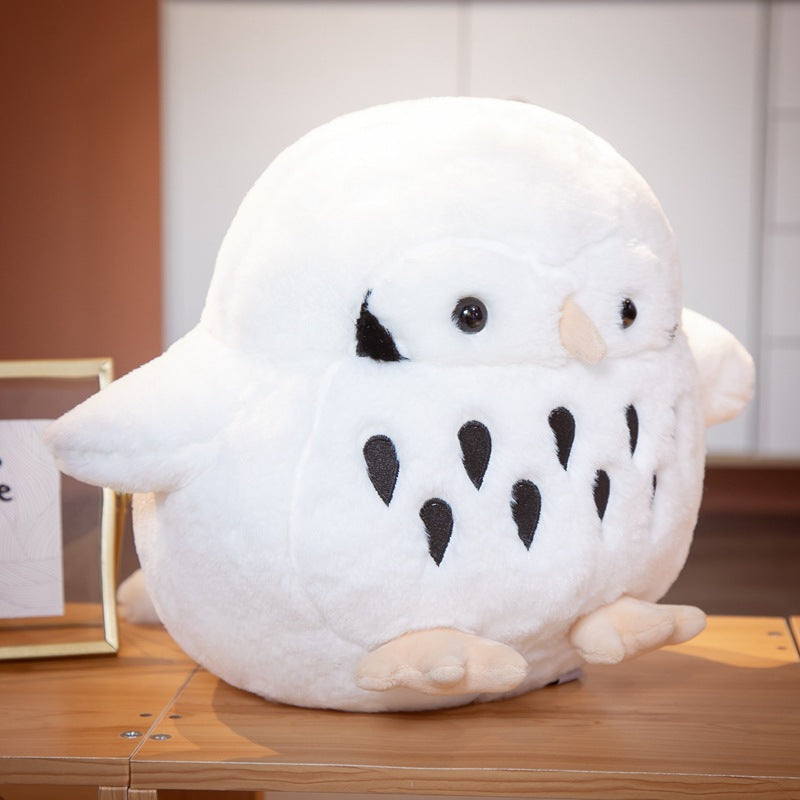 Cute Round Owl Plush Toy 🦉