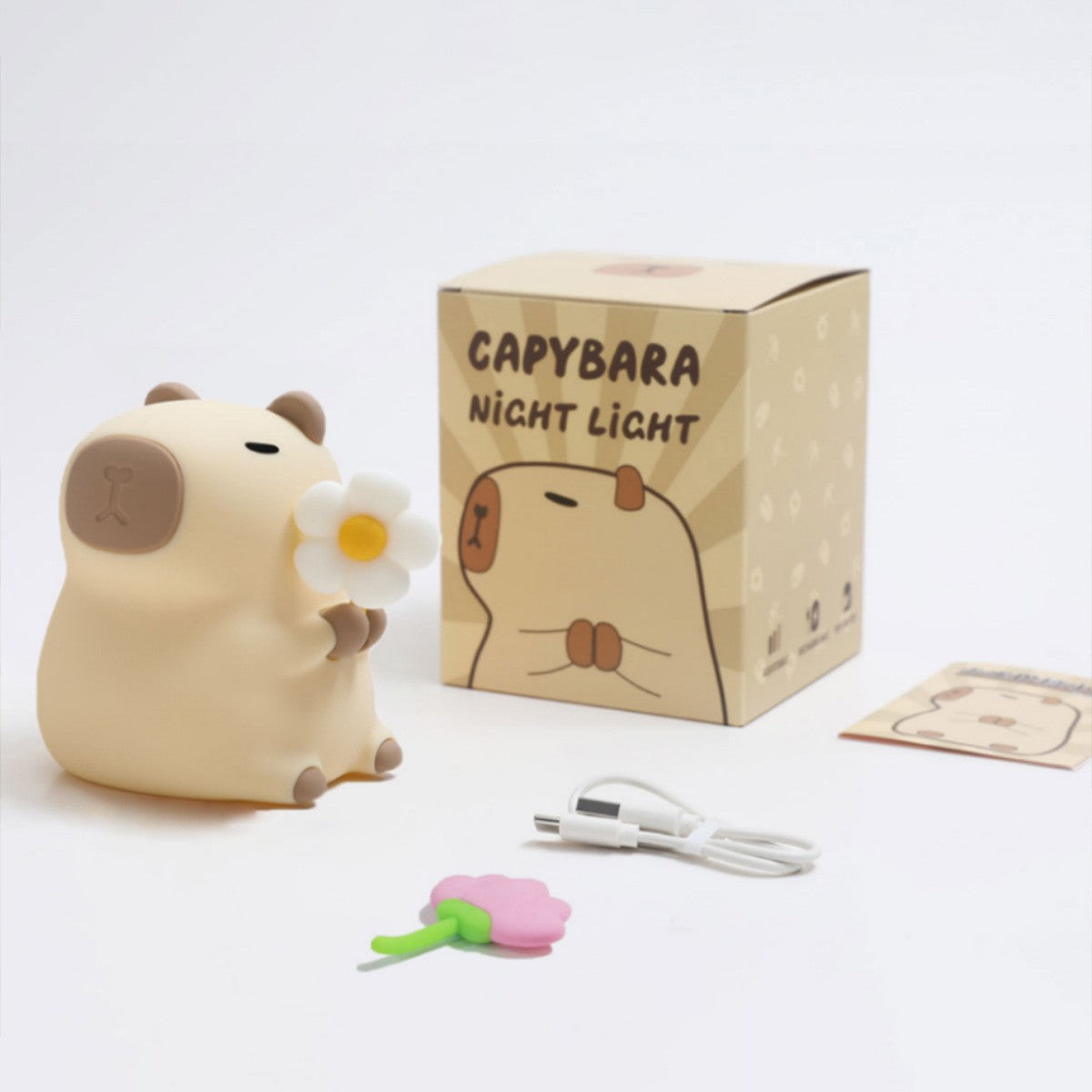Cute Capybara Night Lamp 🐻✨