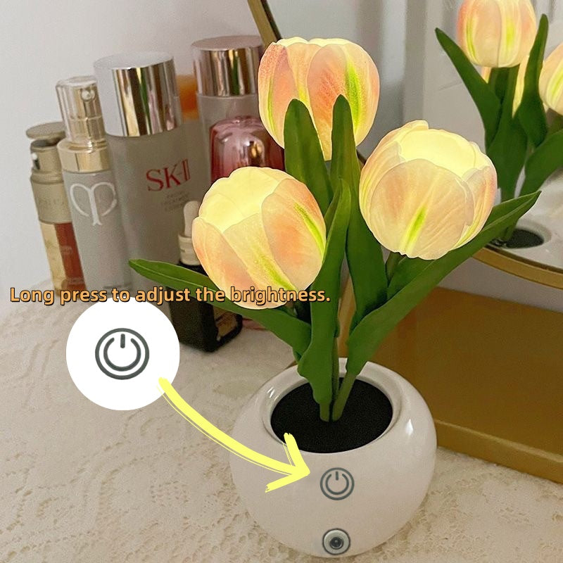 Tulip LED Night Lamp 🌷✨