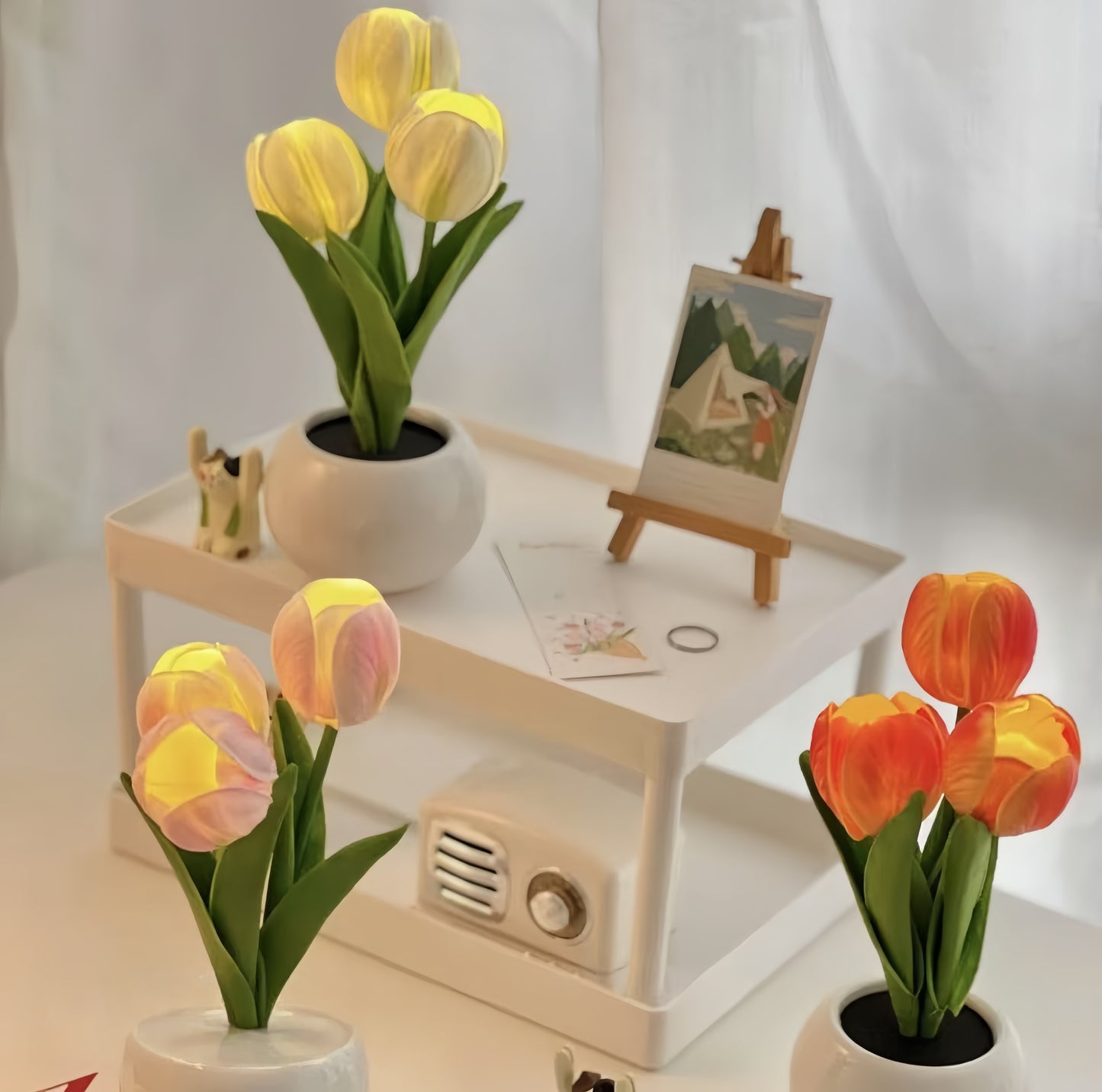 Tulip LED Night Lamp 🌷✨
