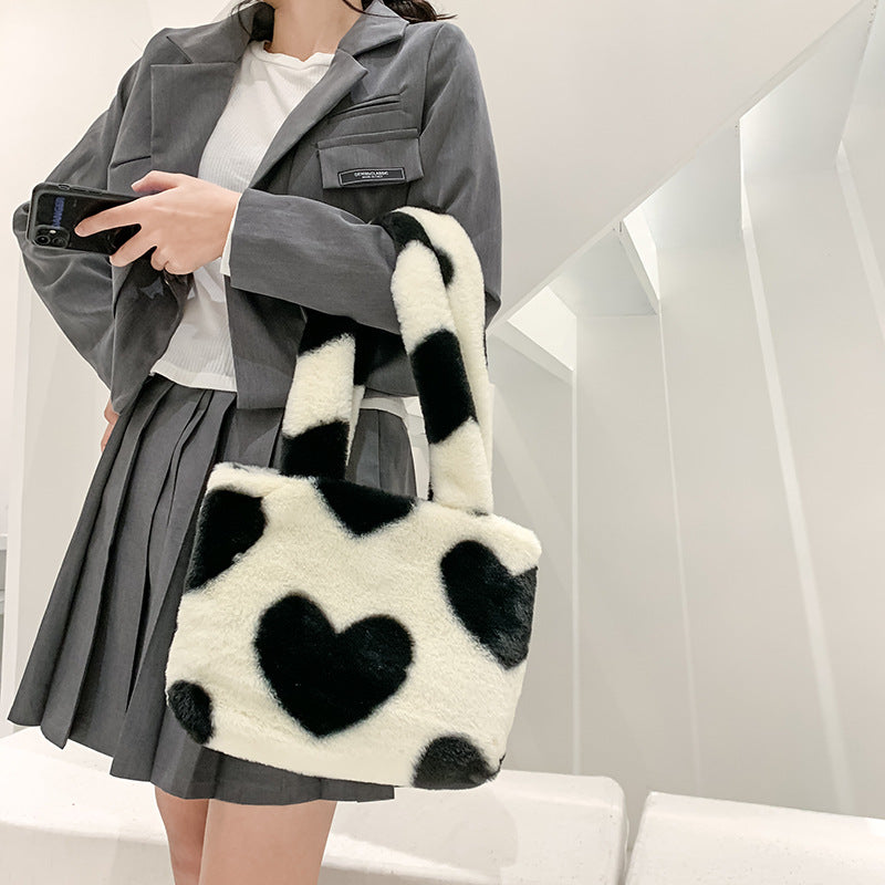 Heart Plush Tote Bag ❤️