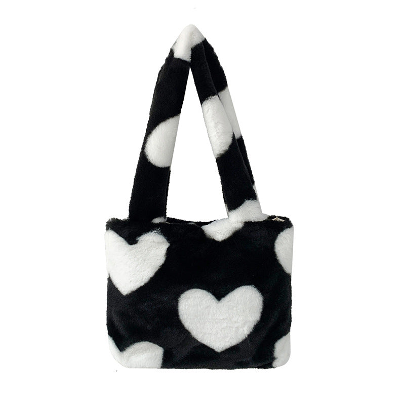Heart Plush Tote Bag ❤️